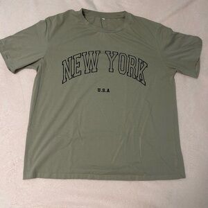 Tan New York Graphic T-Shirt